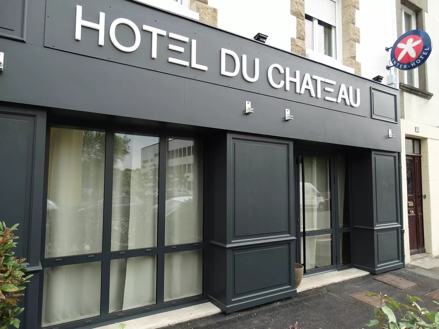 Devanture Hôtel du château à Pontivy