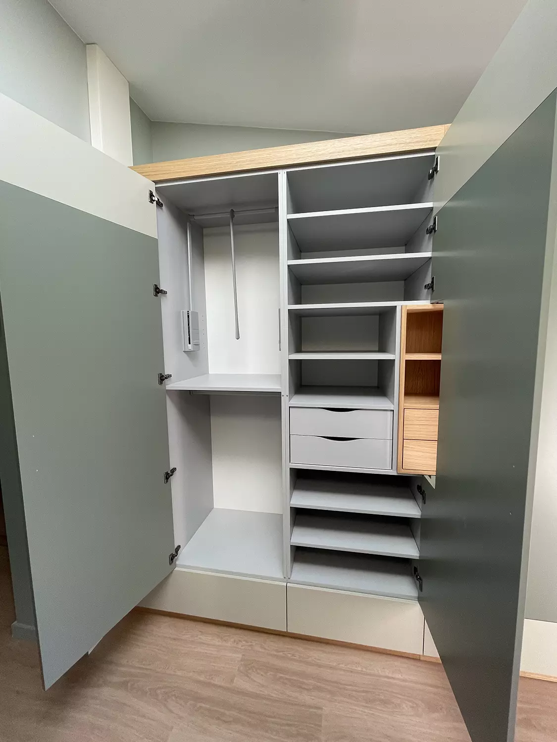 Aménagement d'un dressing