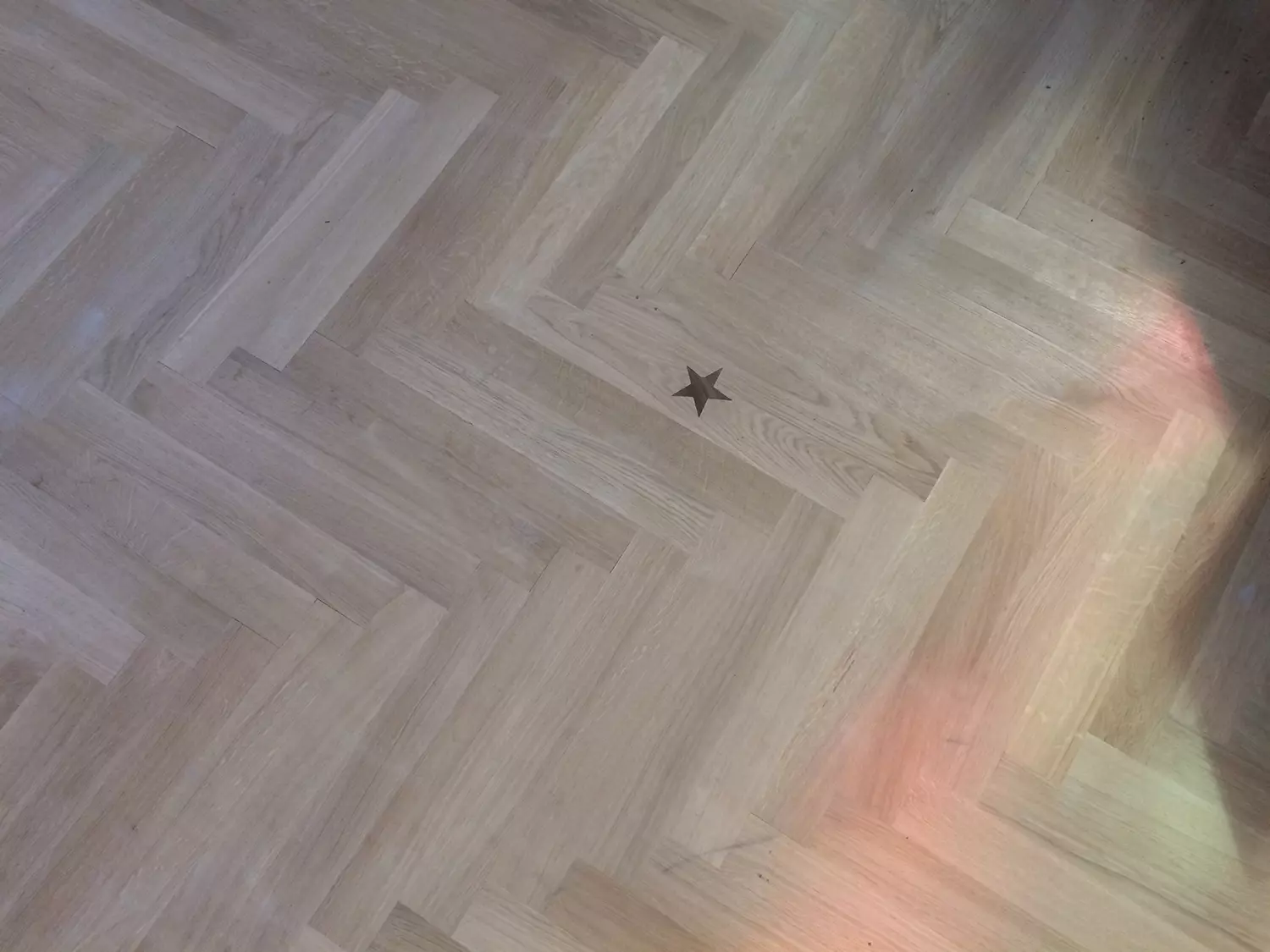 Pose de parquet chevron bois