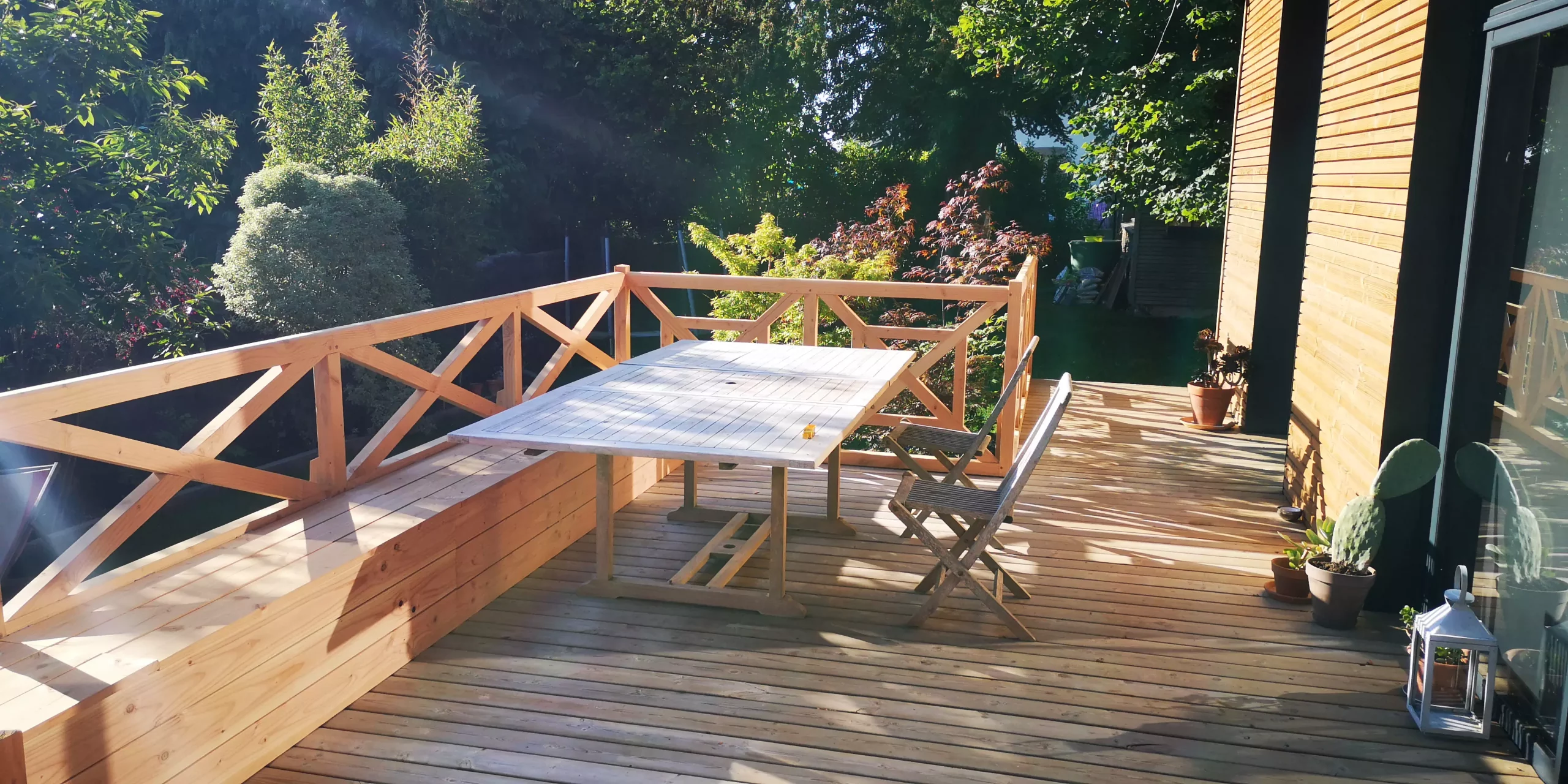 Réalisation de garde corps extérieurs pour terrasse