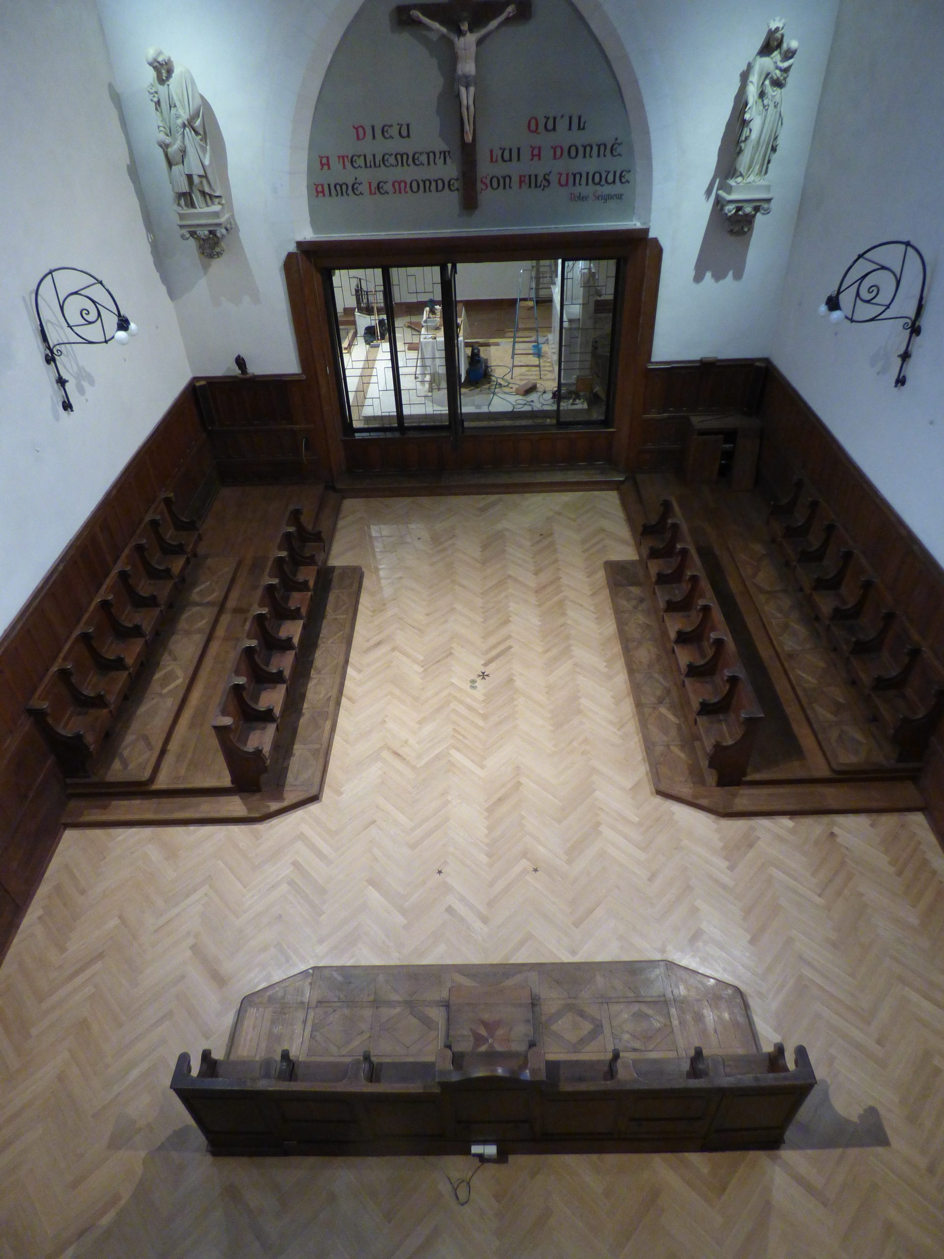 Parquet bâtons rompus, Couvent de la visitation à Nantes