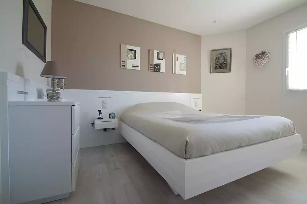 agencement chambre et sommiers realisations particuliers Art Bois Concept min