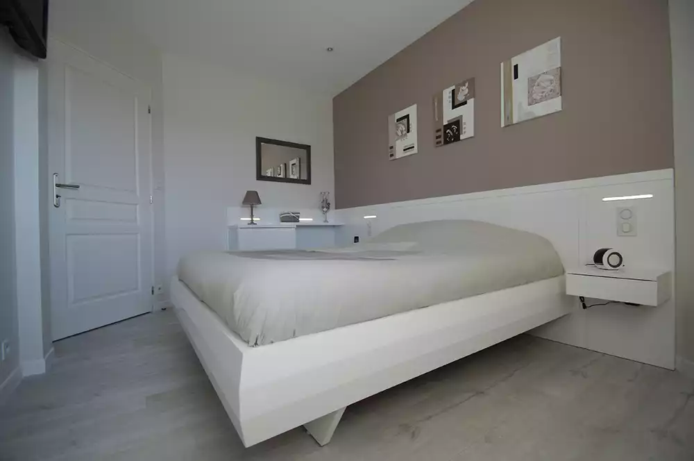 agencement chambre et sommiers realisations particuliers Art Bois Concept min