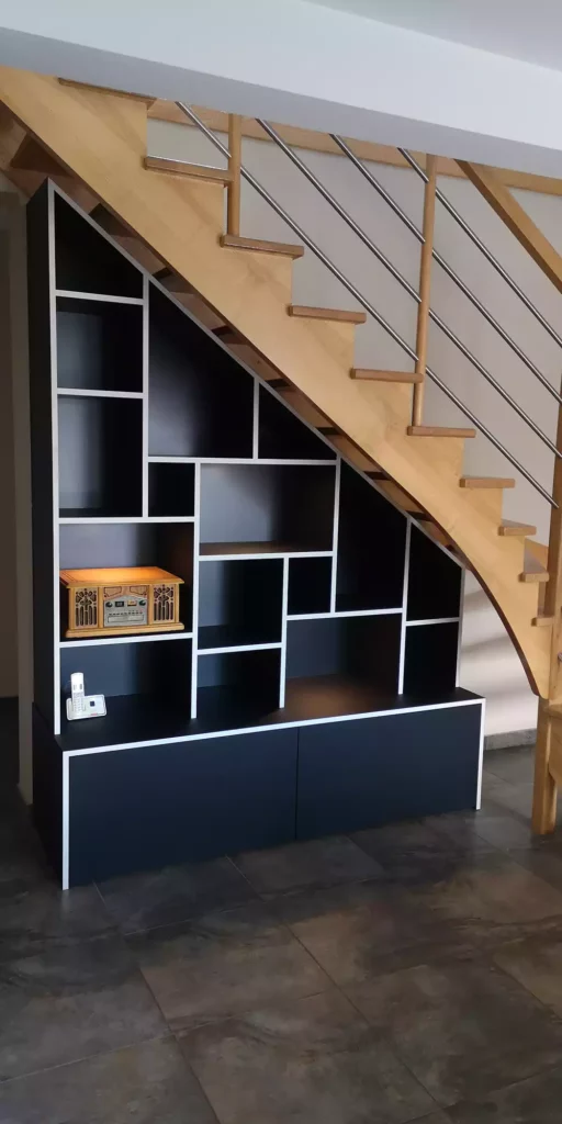 amenagement sous escaliers realisations particuliers Art Bois Concept min