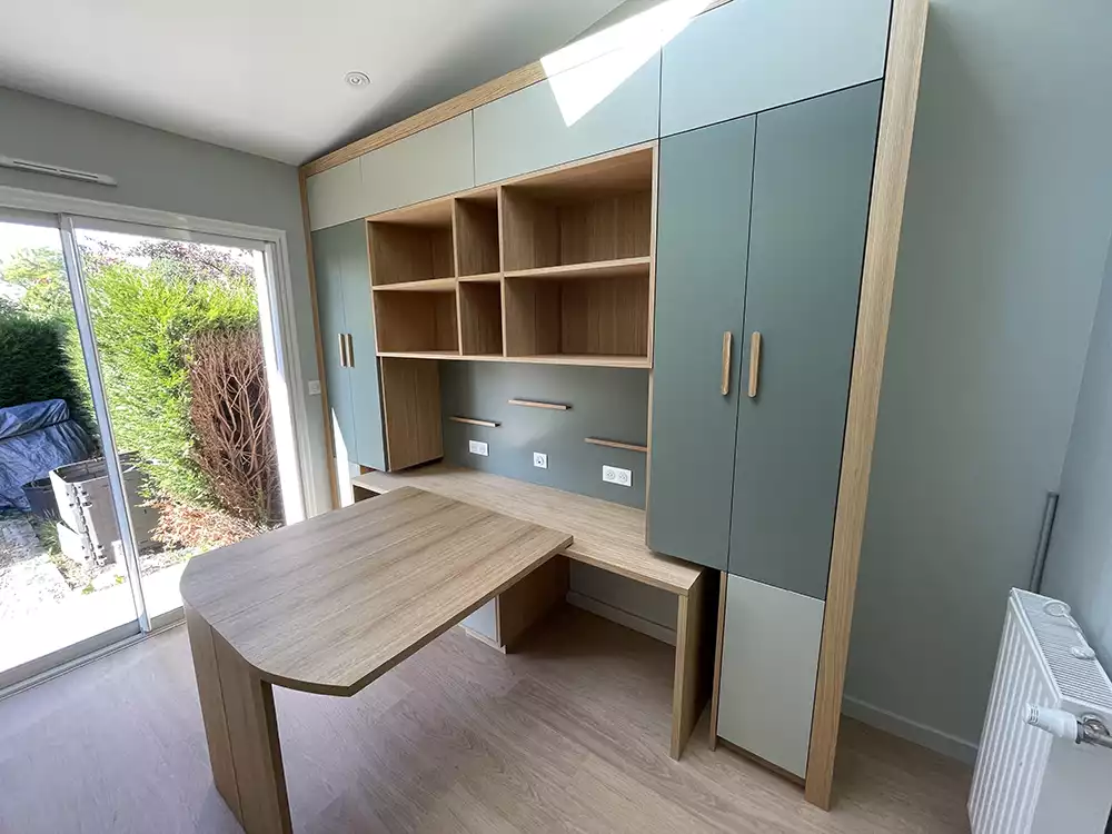 bureaux sur mesure realisations particuliers Art Bois Concept min